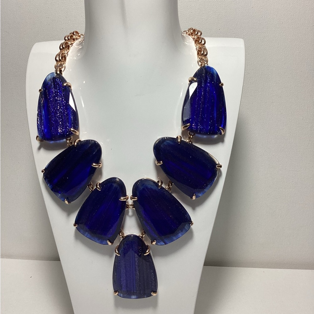 Harlow, Navy Dusted Glass